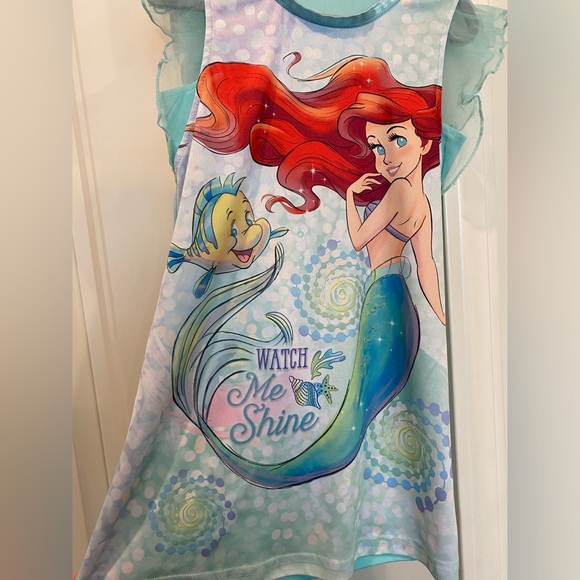 Disney The Little Mermaid Ariel Nightgown 4T - Picture 2 of 3
